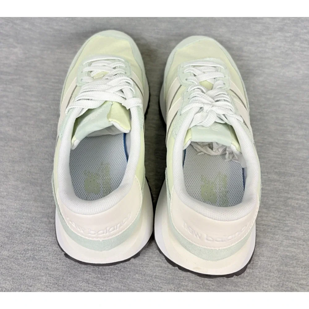 New Balance 237 Womens 9.5 Mint Green Cream Grey White Running Sneakers - Picture 5 of 11